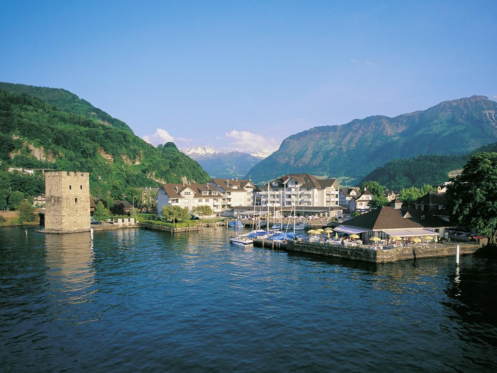Hotel Winkelried Am See Stansstad Rom bilde